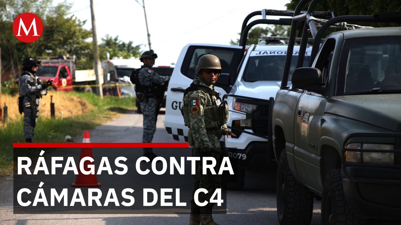 Hombres armados atacan cámaras del C4 y escapan en Ciudad Valles