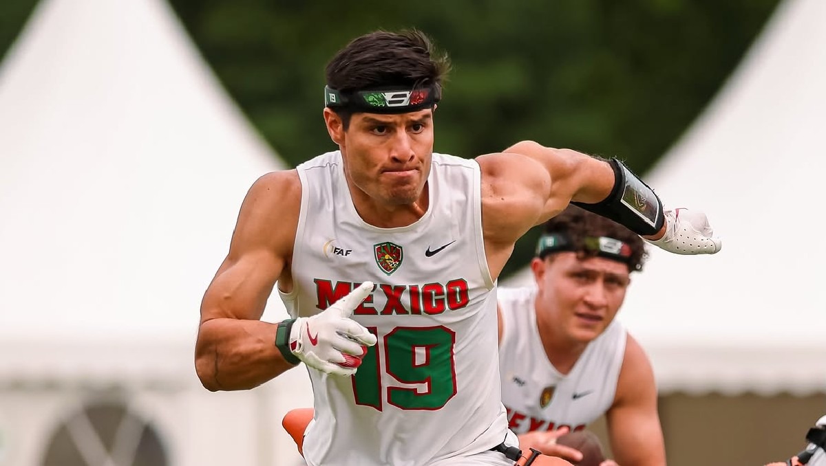 México varonil pierde ante Estados Unidos en el Mundial de Flag Football (Instagram @fmfamericanoficial)