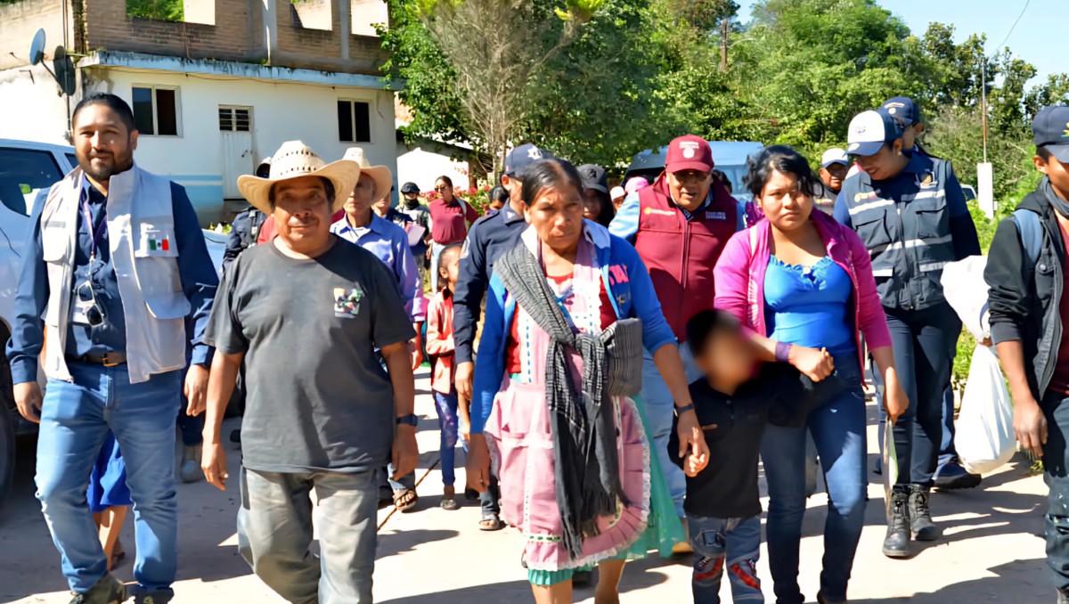 Las personas en la Sierra de Chilpancingo evitaron el desplazamiento. | Foto: Especial