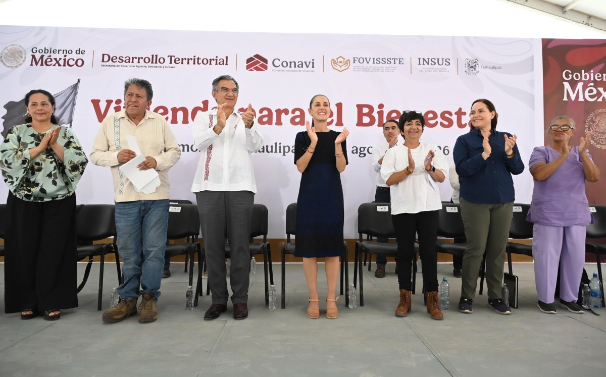 Vivienda para Bienestar en Tamaulipas; gira de Claudia Sheinbaum. | Gob del Estado de Tamaulipas