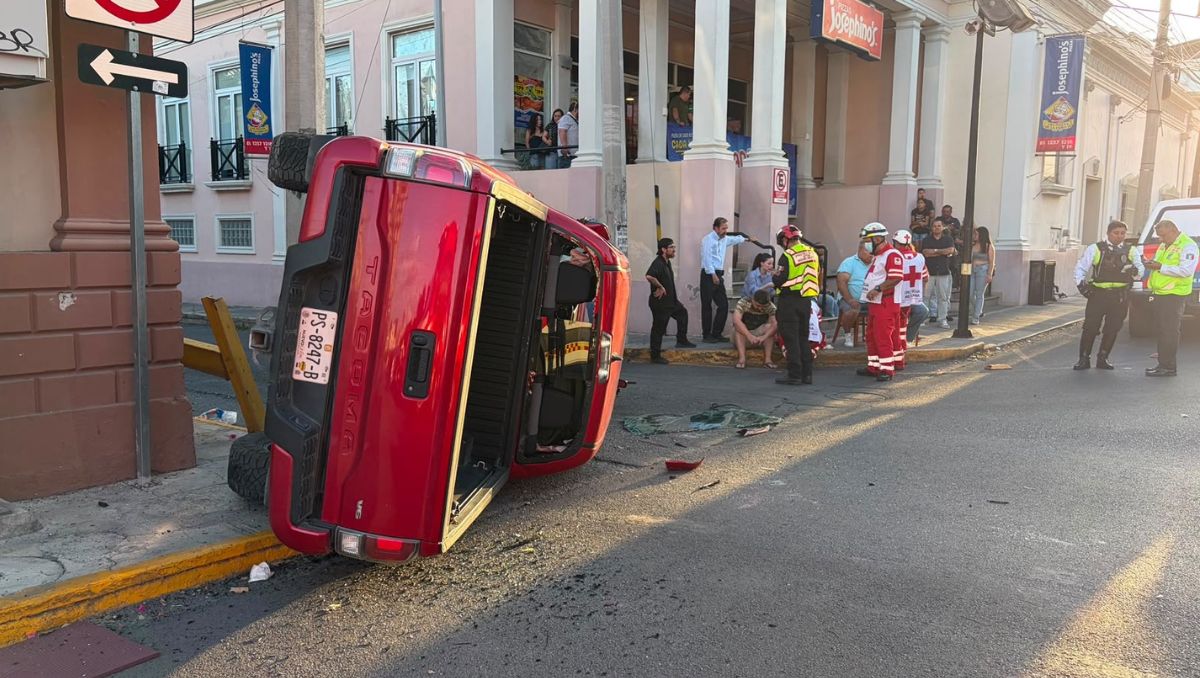 En el accidente no se reportaron personas con lesiones de gravedad. Foto: Gabriela Garza