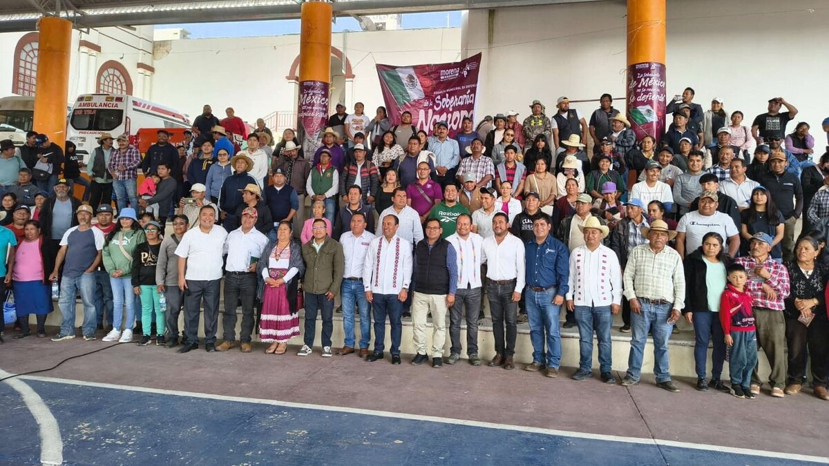 Ariadna Montiel en las asambleas Informativas para seguir construyendo organización y conciencia. | Foto: X @A_MontielR