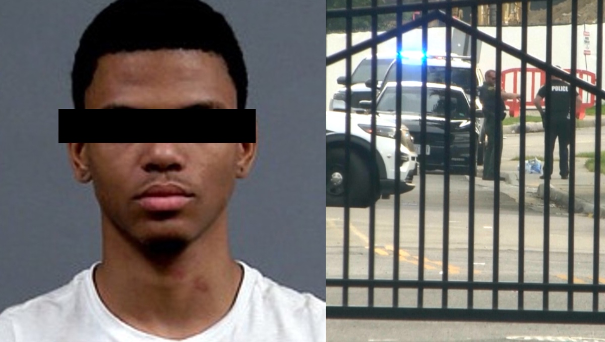 Camron Harris, quien fue detenido el sábado en relación con un tiroteo en la Universidad Estatal de Virginia. | AP
