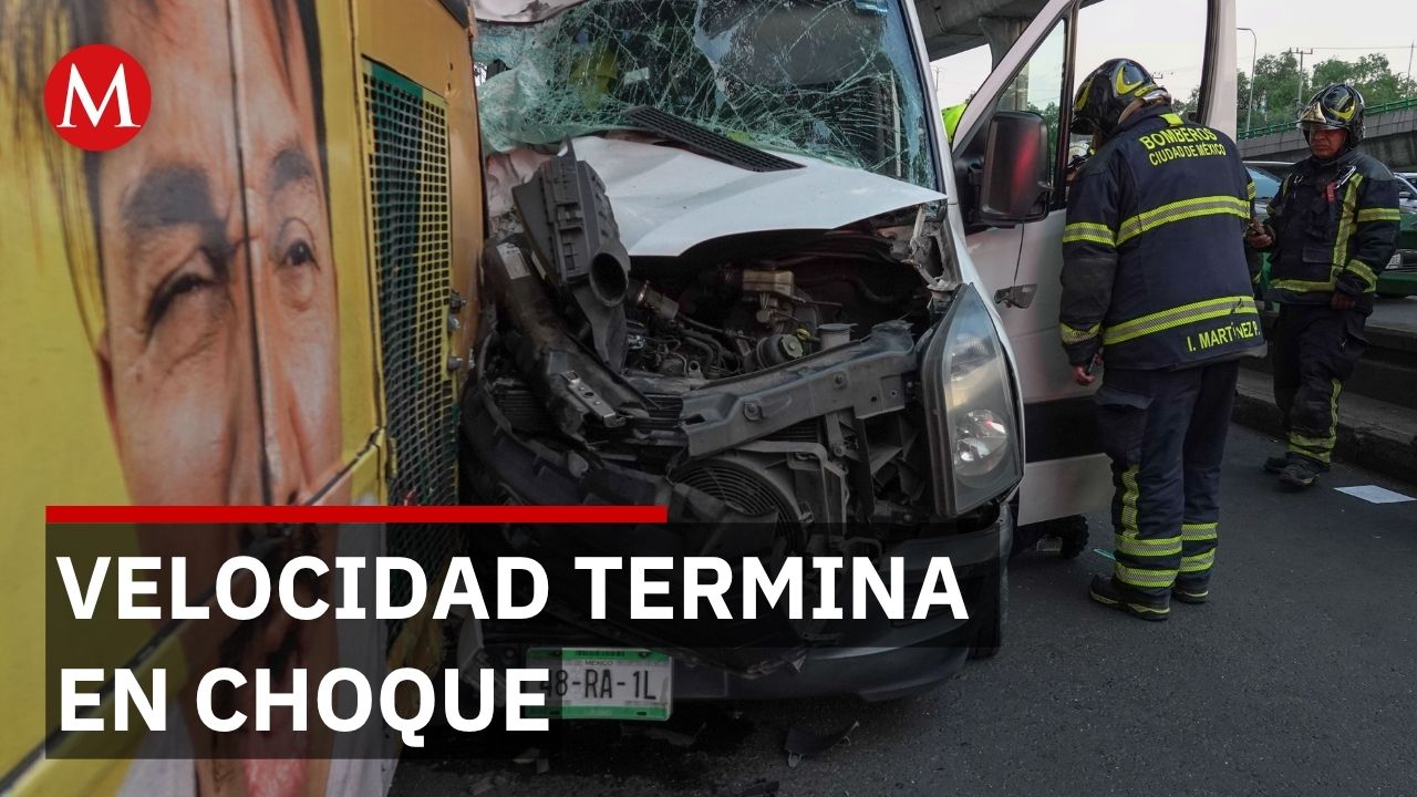Choque de una Urban contra muro en Acapulco deja 6 lesionados, entre ellos una menor