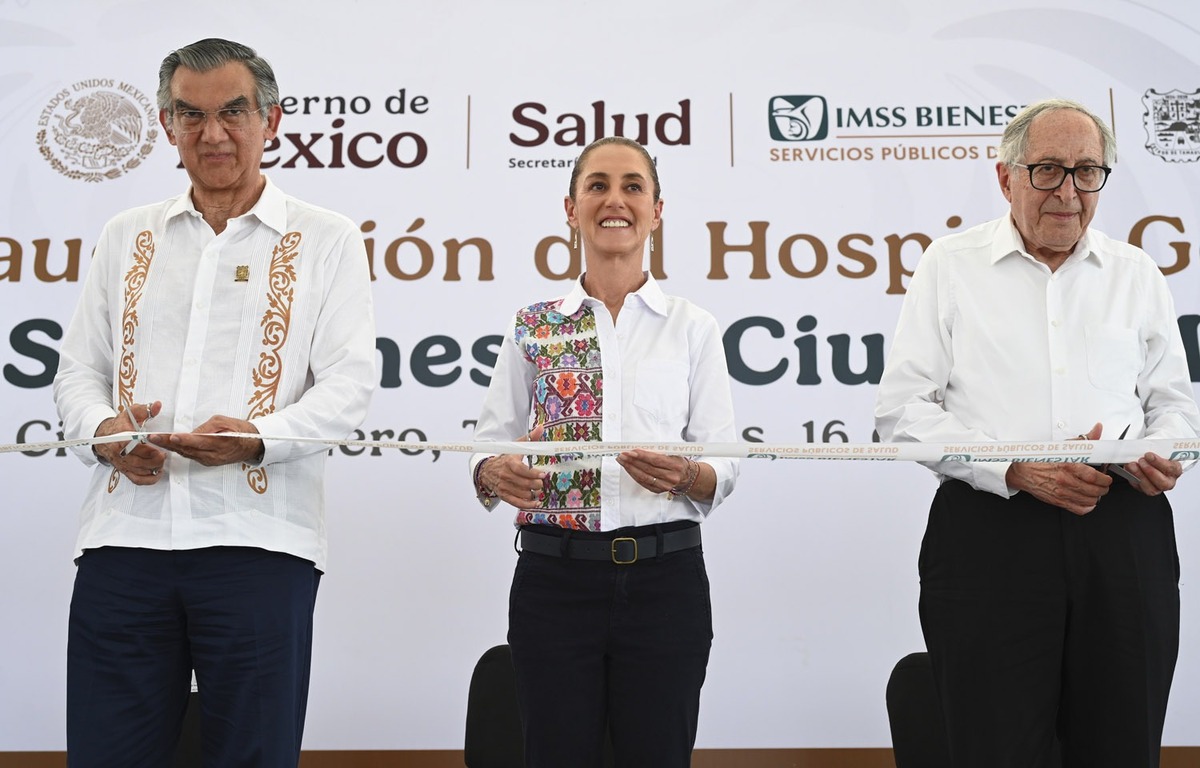 Inaugura Claudia Sheinbaum Hospital General de Ciudad Madero; brindará atención médica para 538 mil personas