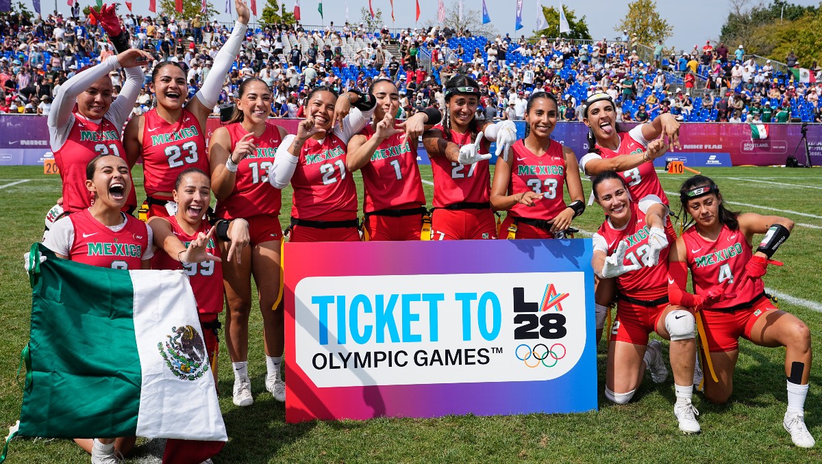 México Femenil logra la clasificación a los Juegos Olímpicos tras tercer lugar en Mundial de Flag Football (AP)