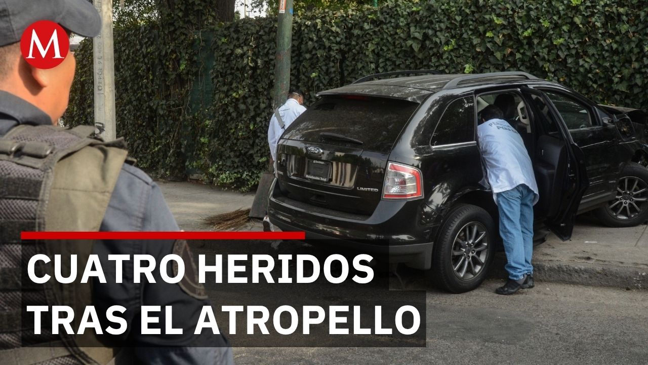 Mujer en presunto estado de ebriedad pierde el control y atropella a cuatro en Acapulco