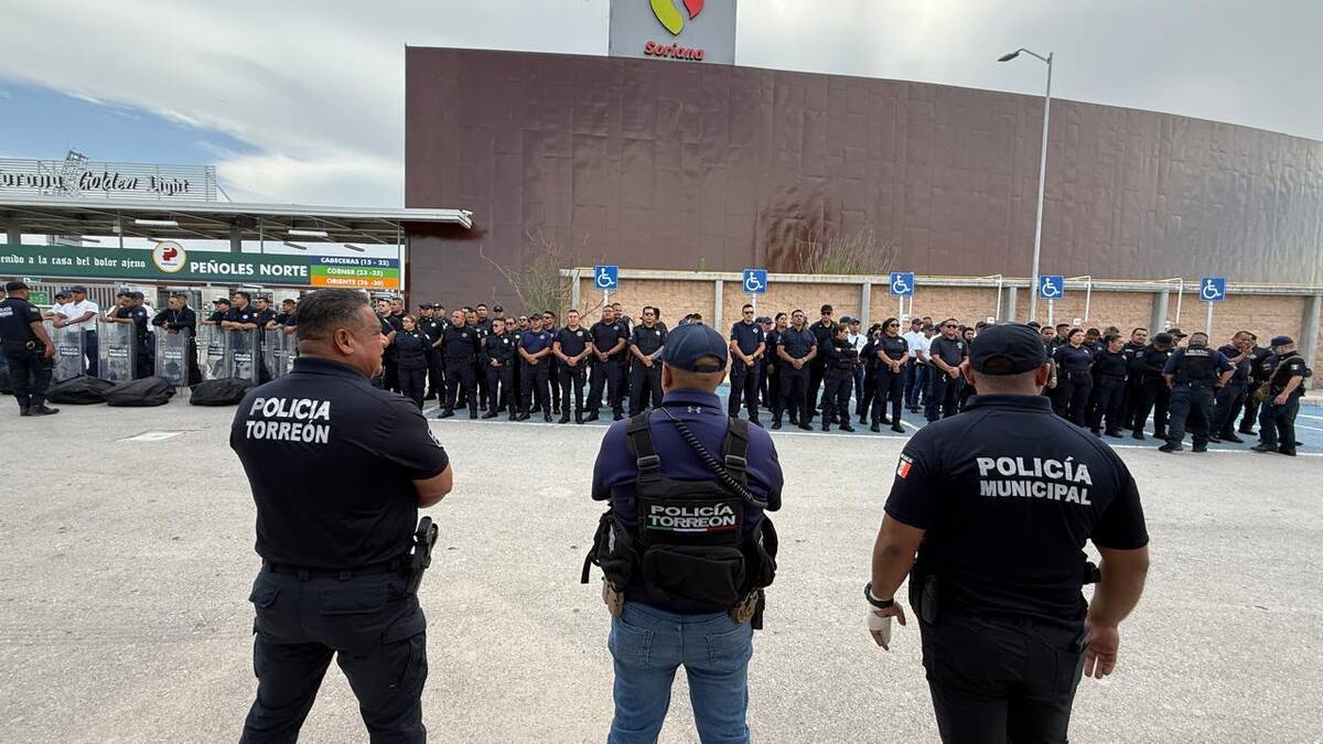 Operativo de seguridad en TSM. | Fotos: Cortesía de Seguridad Pública