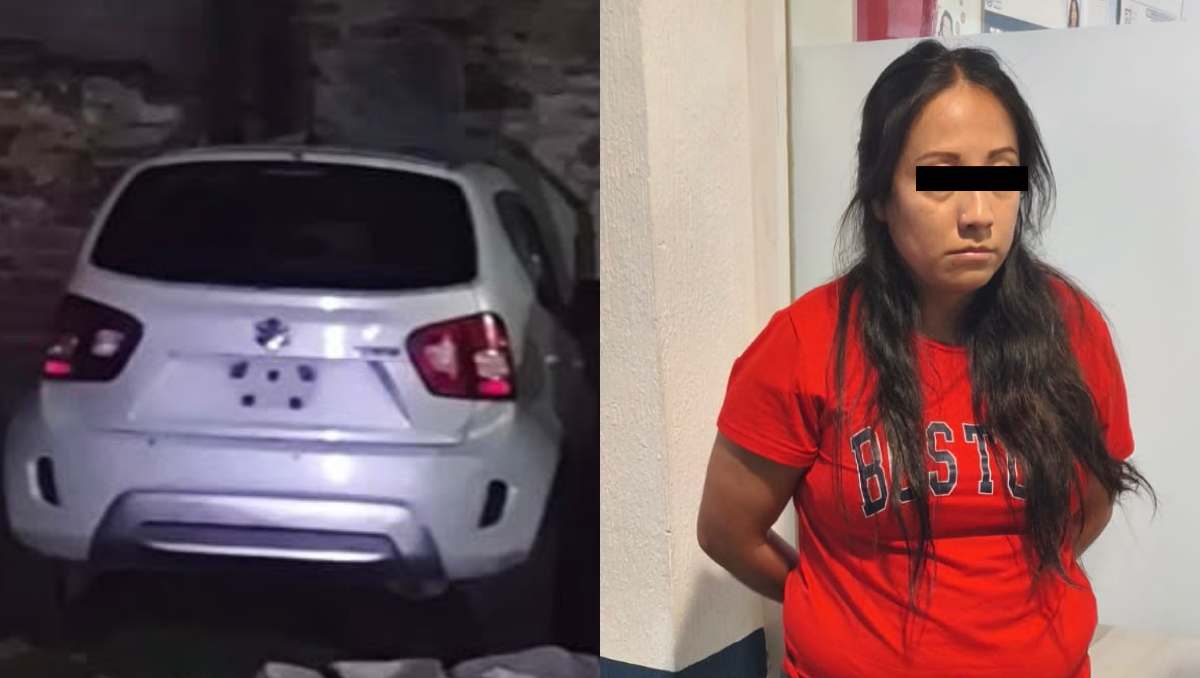 En el predio de la GAM localizaron el auto robado, que ya estaba siendo desmantelado. | Foto: Seguridad Pública de Ecatepec