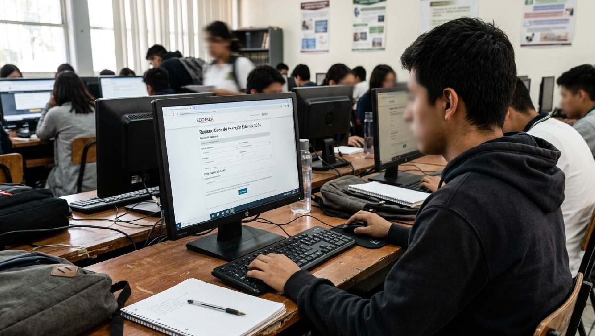 El registro para la Beca de Exención de Edomex 2026 estará abierto del 2 al 25 de septiembre. | Foto: Generada con IA
