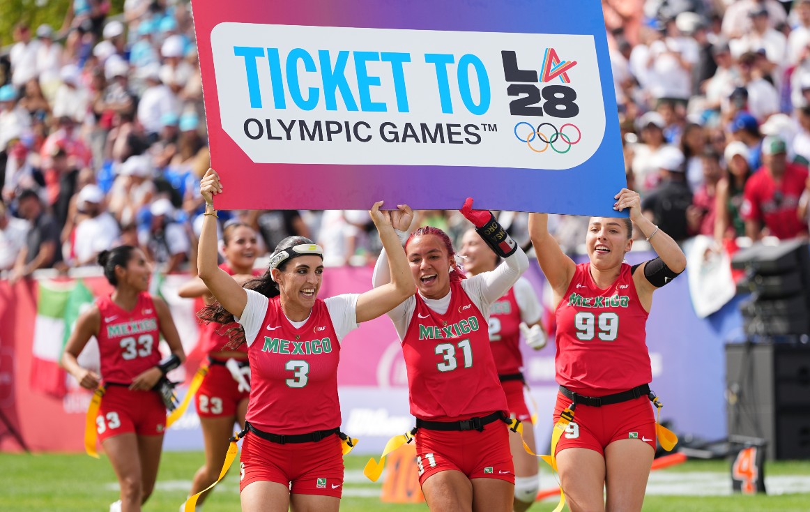 Selección Mexicana Femenil de Flag Football clasificó a los Juegos Olímpicos de 2028 (AP)