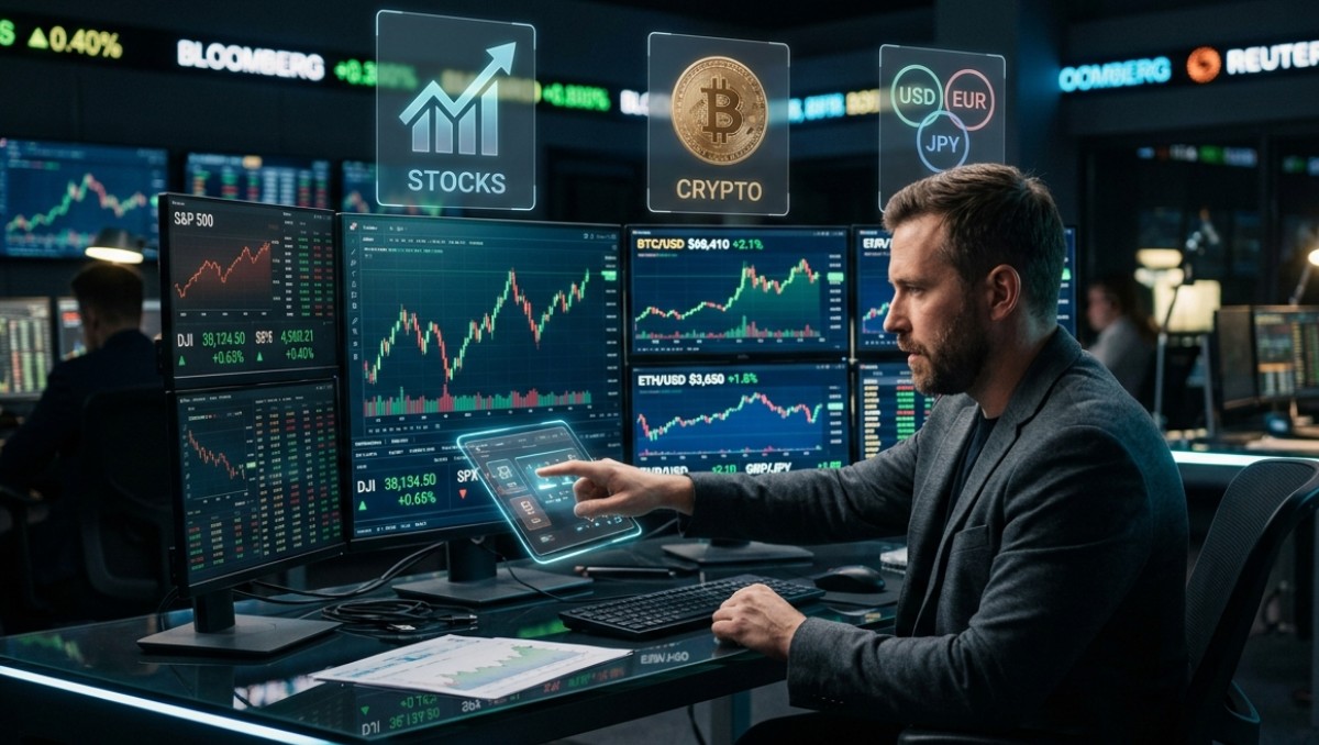 El trading es un tipo de inversión activa que busca aprovechar los movimientos de precio en el mercado. | Imagen generada con IA