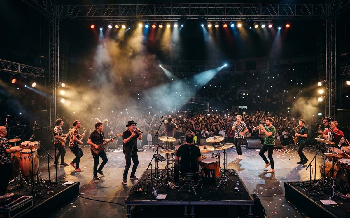 Los Auténticos Decadentes y Los Caligaris llegarán a Torreón. | Foto: Generada con IA