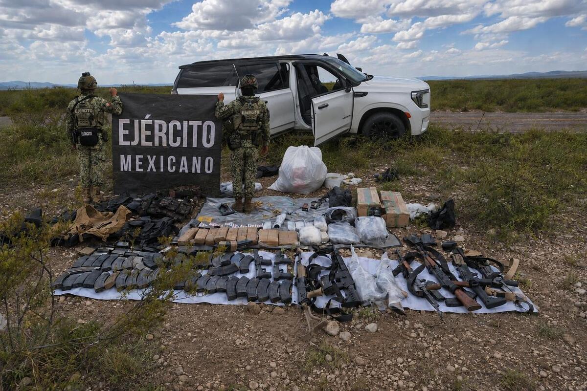 Detienen a cuatro con armas, droga y equipo táctico.| Especial.
