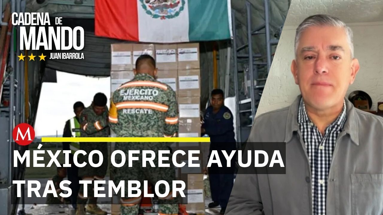Ejército mexicano ofrece ayuda en rescate tras temblor en Colombia | Cadena de Mando