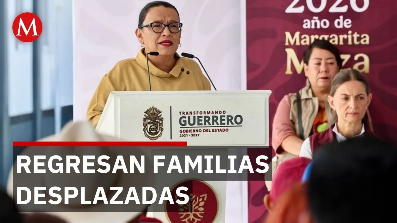 264 familias desplazadas por violencia regresan a Guerrero; 52 eligen no volver