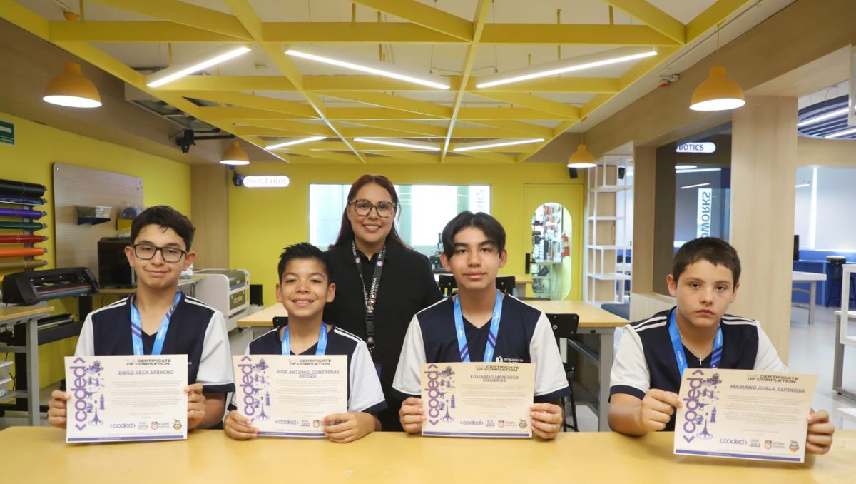 Ganan concurso internacional alumnos del Interamerican School de Monterrey | Foto: Luis Guerra