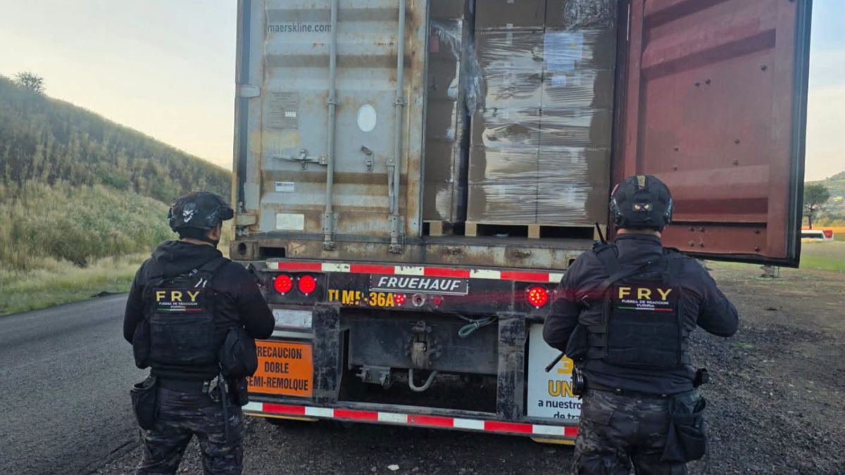 El hallazgo de la unidad ocurrió sobre la carretera de cuota 43D. | Redes Sociales