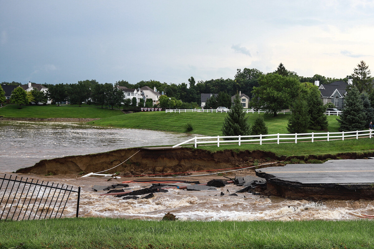 Inundaciones en Indianapolis, Indiana. | AP