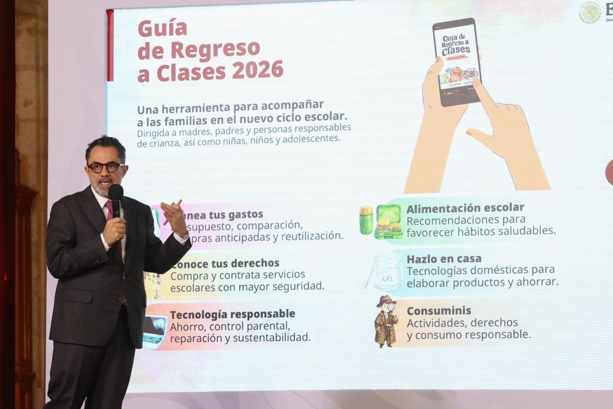 Iván Escalante presenta guía para regreso a clases 2026 | Foto: Cuartoscuro