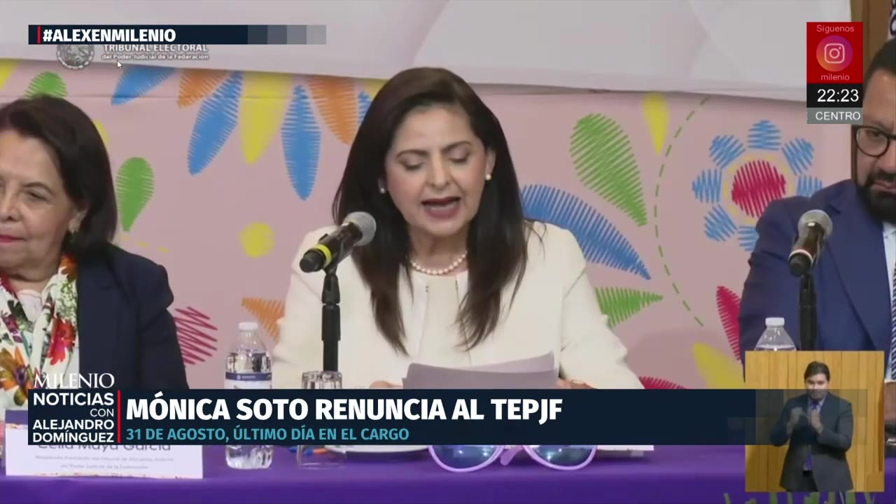 Magistrada Mónica Soto renuncia al Tribunal Electoral antes de concluir su mandato