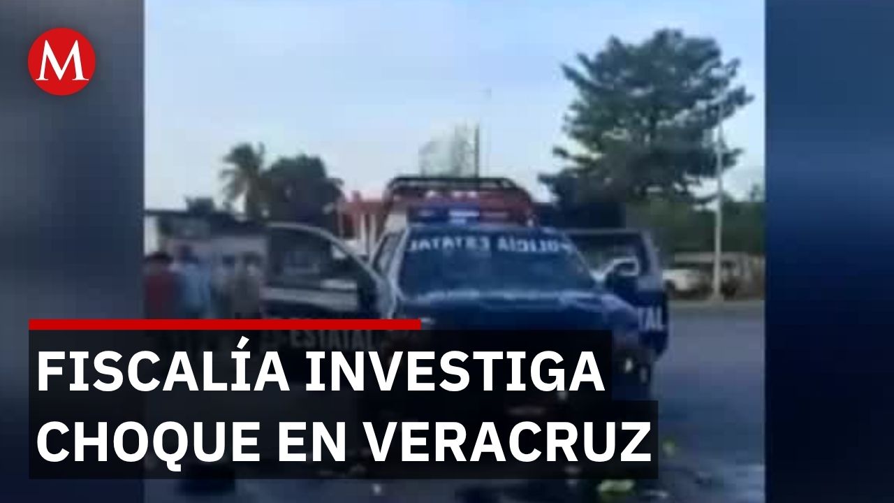 Ponen a disposición a policía que conducía patrulla que chocó en Álamo Temapache, Veracruz