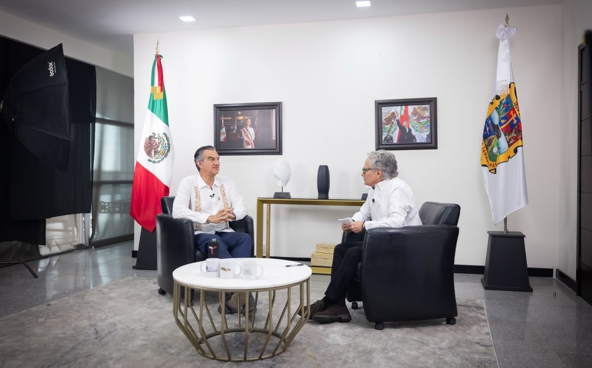 Programa “Diálogos con Américo”, el mandatario hizo un balance de la gira de tres días que realizó la presidenta Claudia Sheinbaum Pardo. | Cortesía