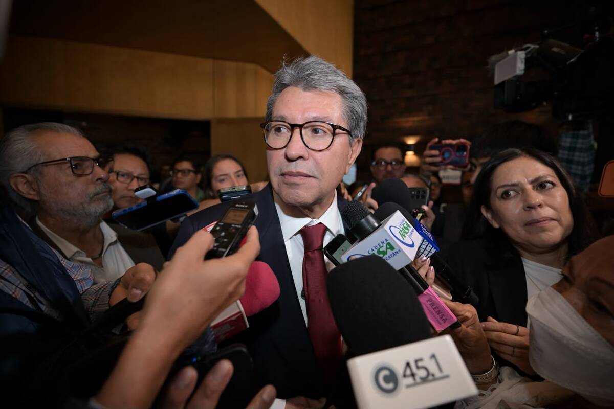 Ricardo Monreal, coordinador de la bancada de Morena en San Lázaro, rechazó influir en las decisiones de la Sección Instructora.