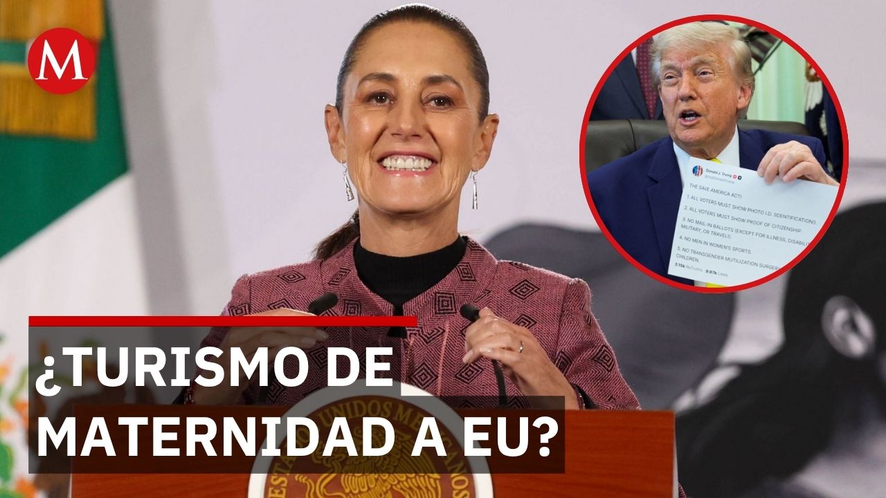 Sheinbaum ante polémica de partos en EU: "Es un orgullo ser mexicano"