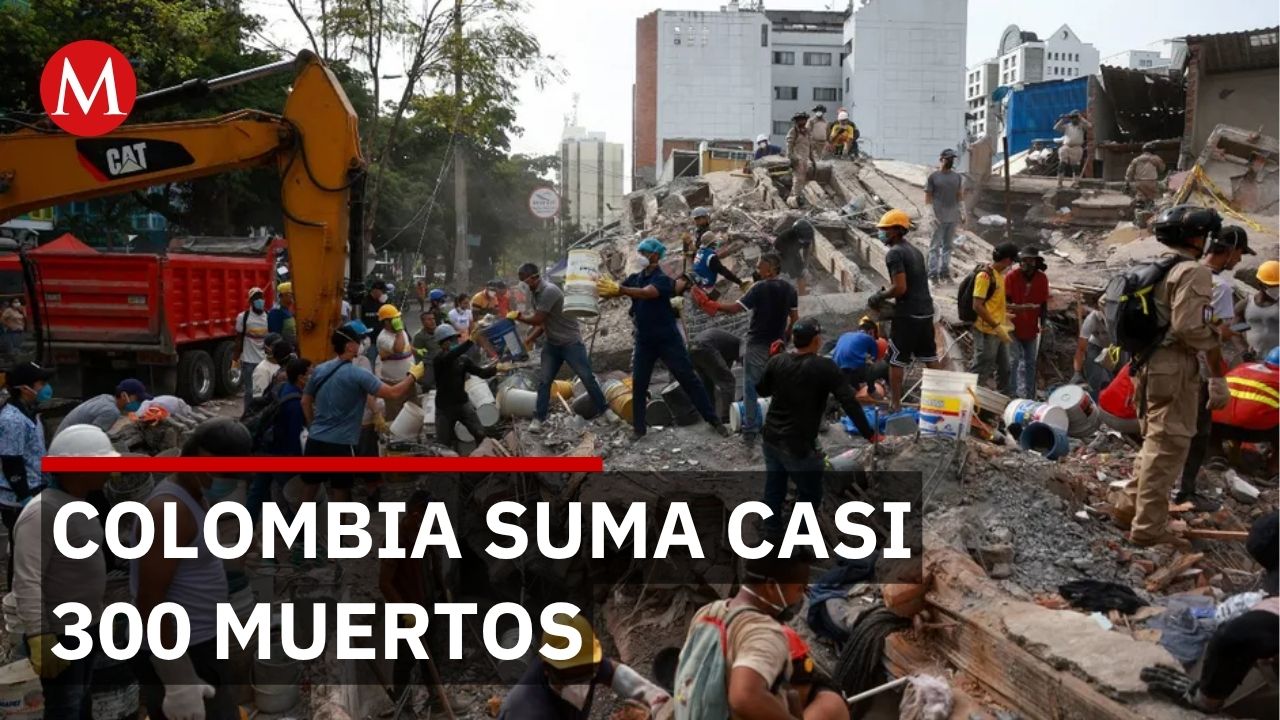 Terremoto de 7.4 en Colombia deja 289 muertos y 143 desaparecidos