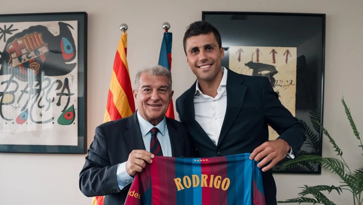 Barcelona anuncia el fichaje de Rodri (Cortesía FC Barcelona)
