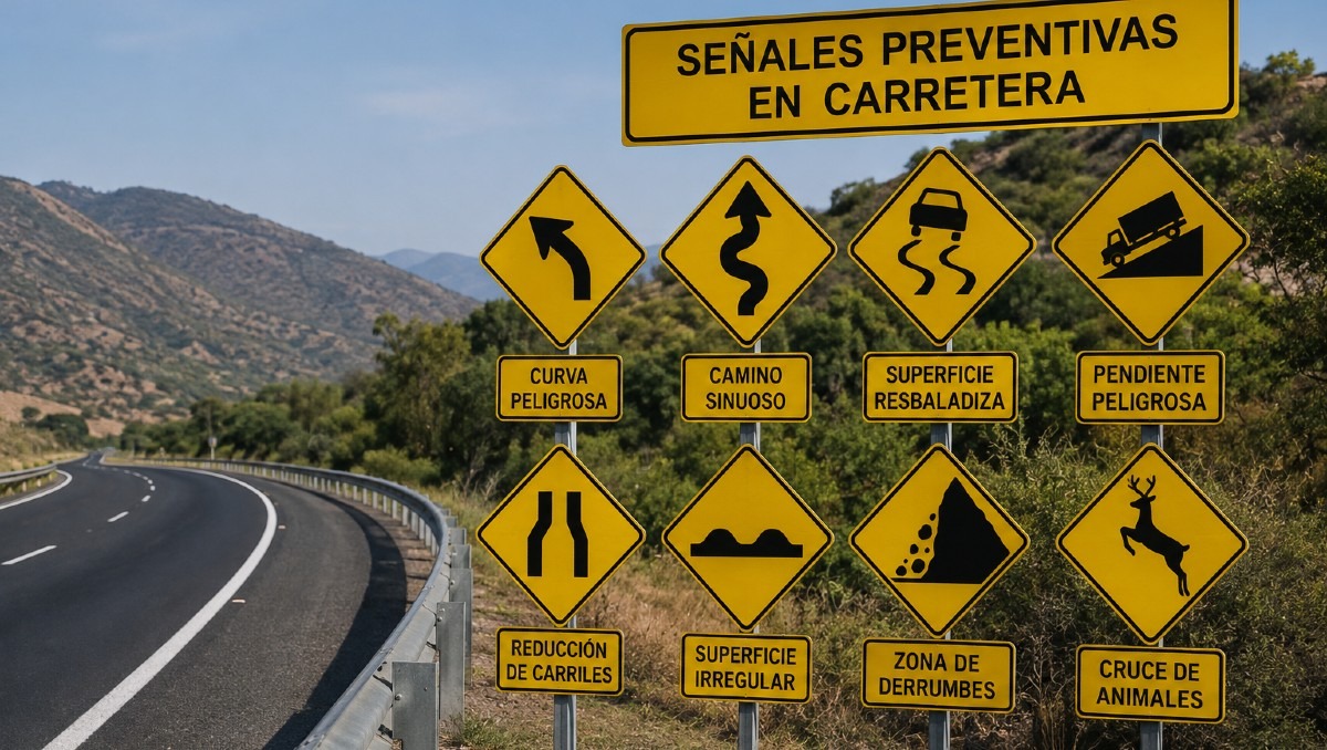 Conoce el  significado de las señales preventivas en carreteras | IA Discover