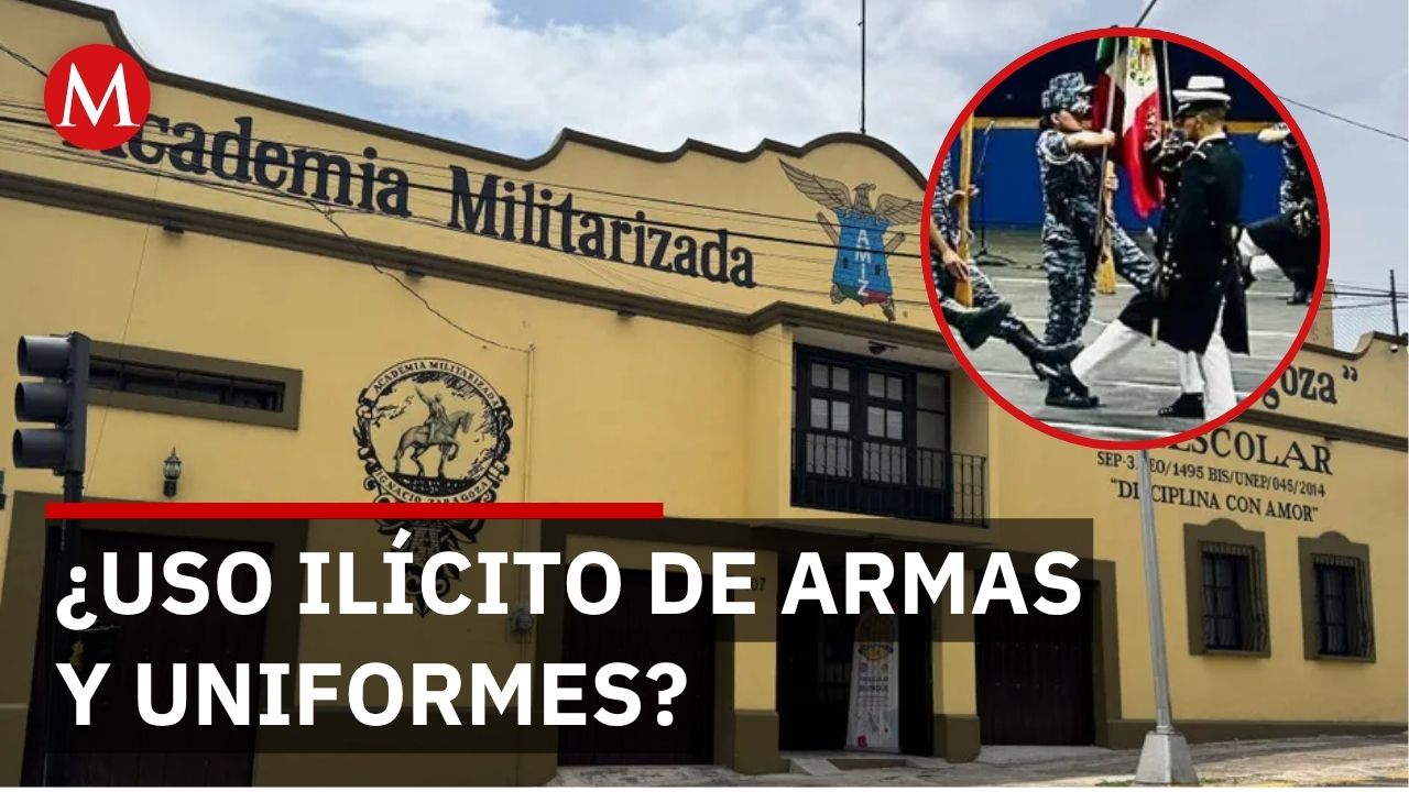Denuncian ante la FGR a Escuela Militarizada en Puebla por uso indebido de armas e insignias