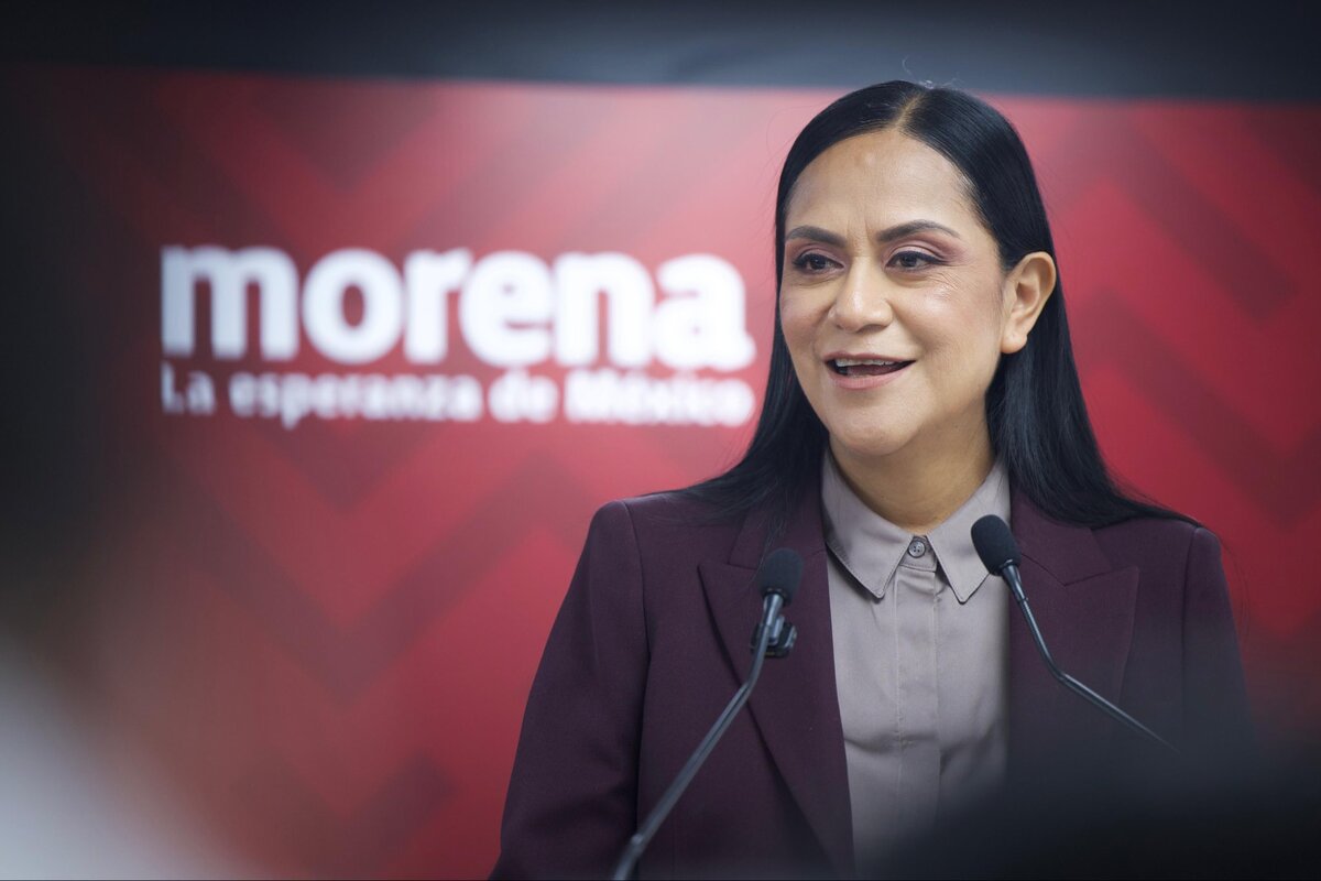 La dirigenta nacional de Morena habló sobre la definición de aspirantes rumbo a las elecciones 2027. | Foto: X