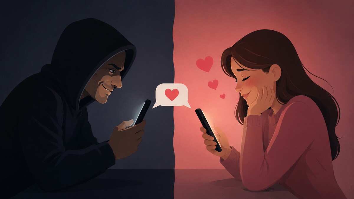 Los estafadores que usan este esquema prometen encuentros personales e incluso una futura relación sentimental. | Imagen hecha con IA