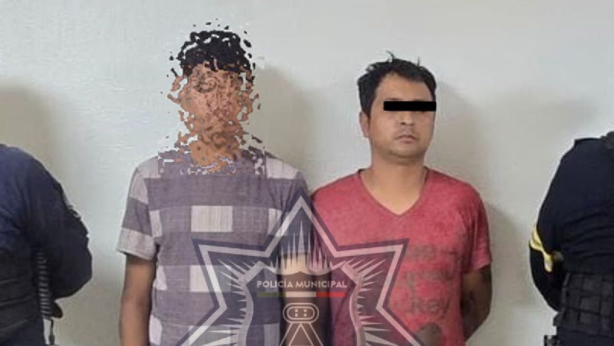 José de 32 años, junto con un adolescente, habría cometido la extorsión. | Foto: Policía de Chimalhuacán