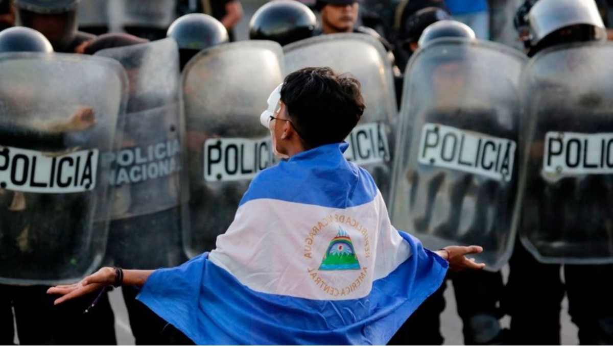 Nicaragüenses se han reunido a protestar en las calles a pesar de la represión | Foto: AFP