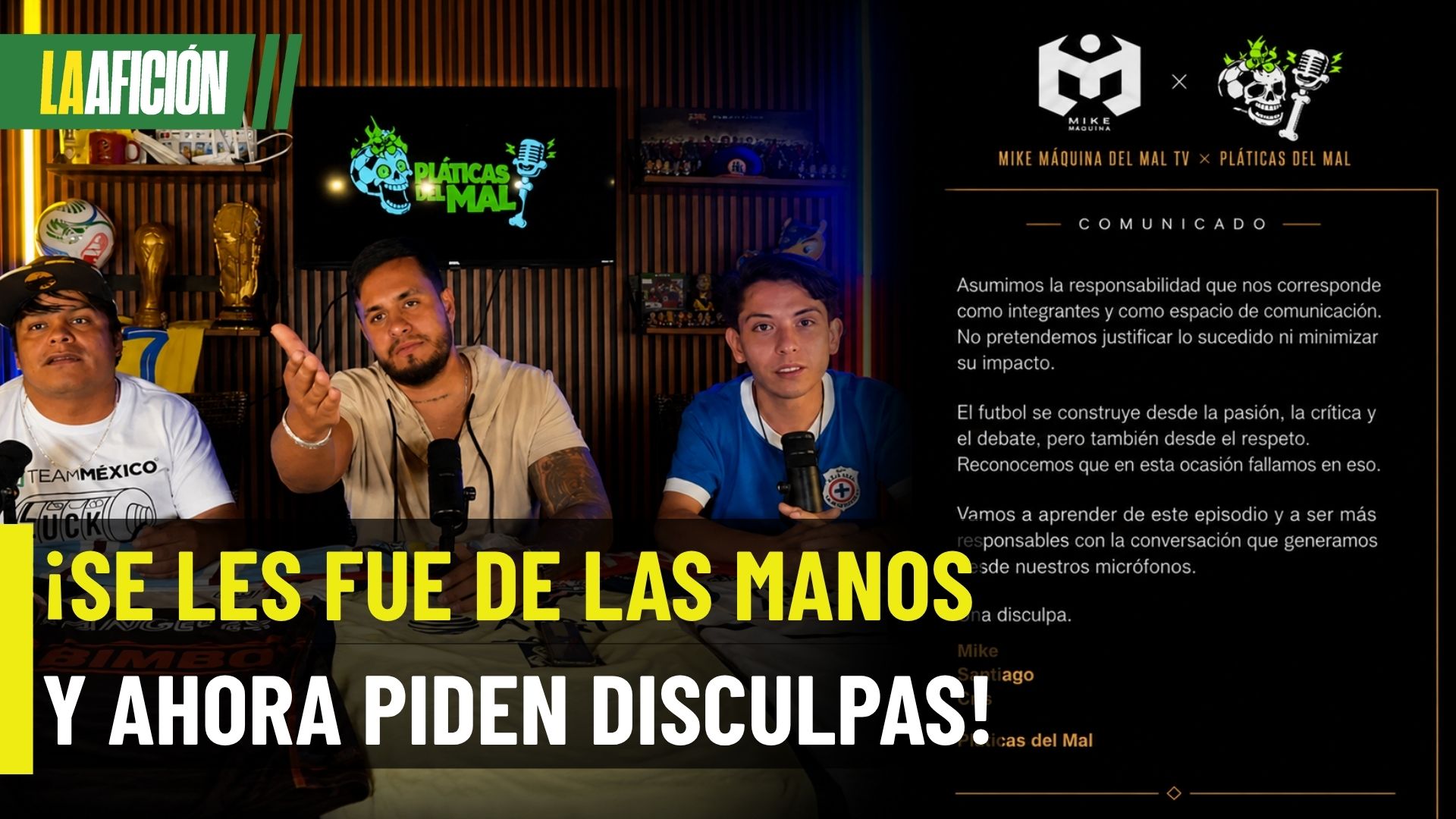 ¡Reconocieron su error! ‘Pláticas del Mal’ ofrece disculpas