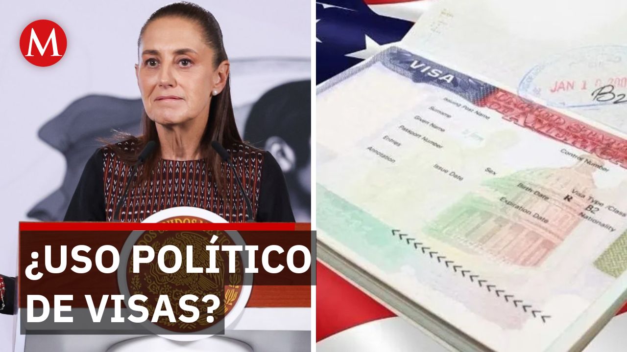Sheinbaum acusa que investigados en México aún conservan visa de EU