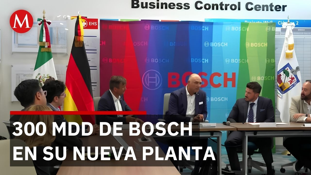 Bosch anuncia bolsa de 3 mil millones para proveedores locales en Nuevo León