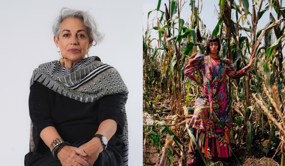 Carmen Rión une la tradición de las tejedoras de Chiapas con la vanguardia del diseño independiente. | Instagram @carmenrion