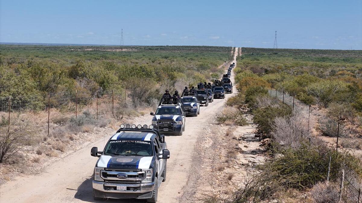 Coahuila refuerza seguridad en las regiones Norte y Carbonífera. | Foto. Iván Sánchez.