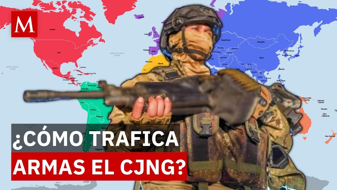 De Europa a África: así operaba la red del CJNG para traficar armas de guerra