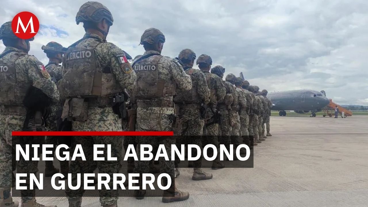 Gobierno niega abandono de militares mientras pobladores reportan su partida