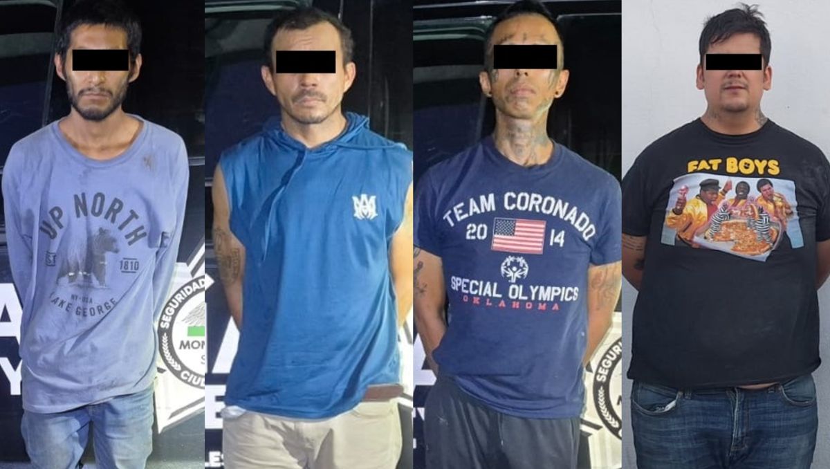 Los cuatro quedaron a disposición de las autoridades correspondientes | Especial