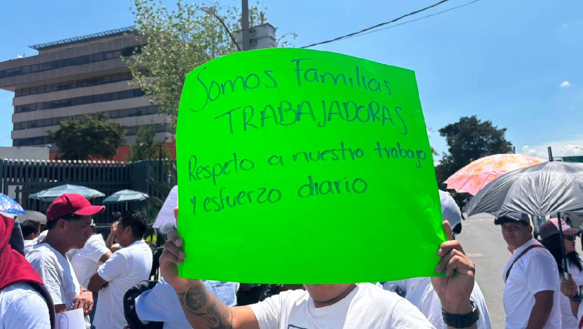 Los manifestantes pidieron que no se generalice en la investigación por nexos con la delincuencia. | Foto: Abadiel Martínez