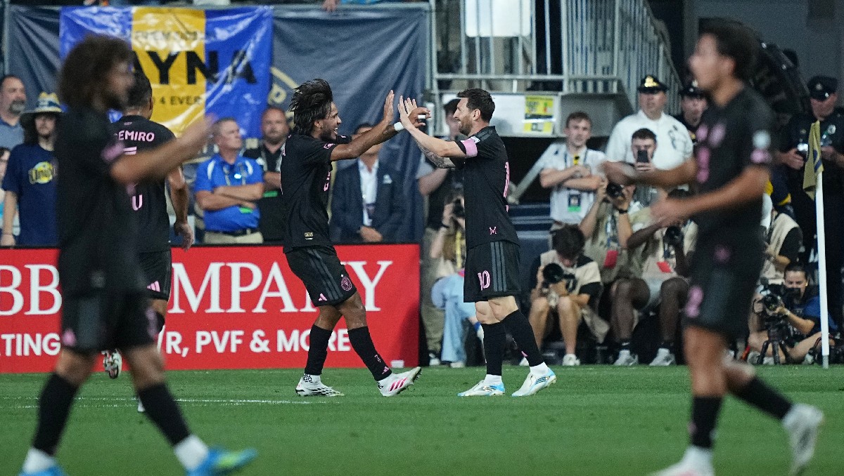 Messi vuelve a anotar con el Inter Miami en el empate ante Philadelphia Union (AP)