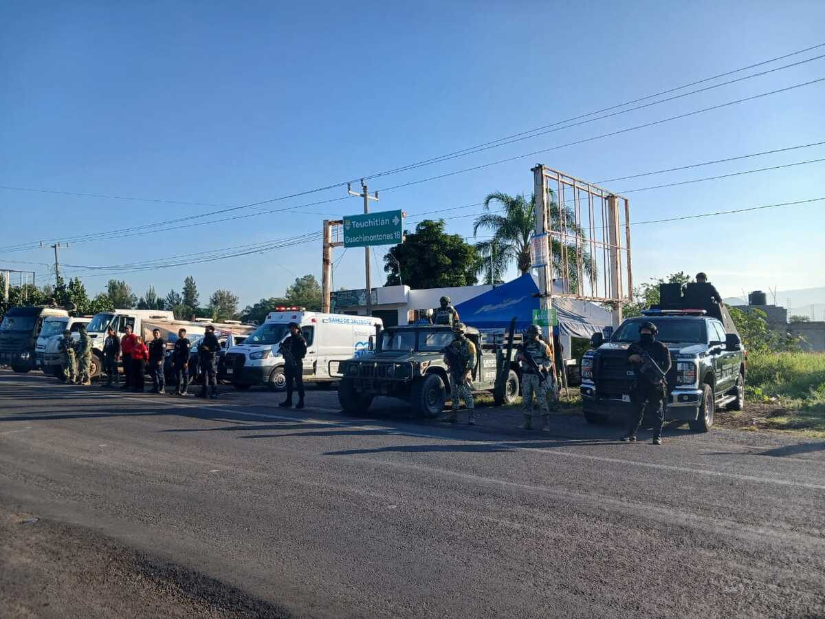 Operativos de vigilancia en Jalisco. (Cortesía Secretaría de Seguridad)