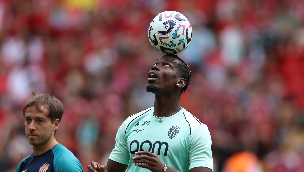 Paul Pogba deja ser jugador del AS Mónaco (AFP)