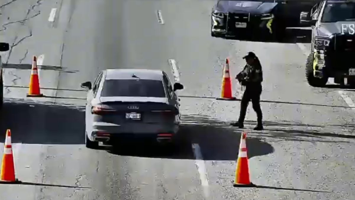 Persecución de dos menores en Santiago Nuevo León | Foto: Especial